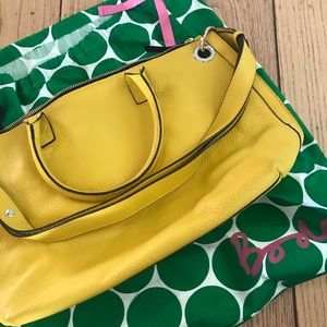 Boden Yellow Leather Handbag